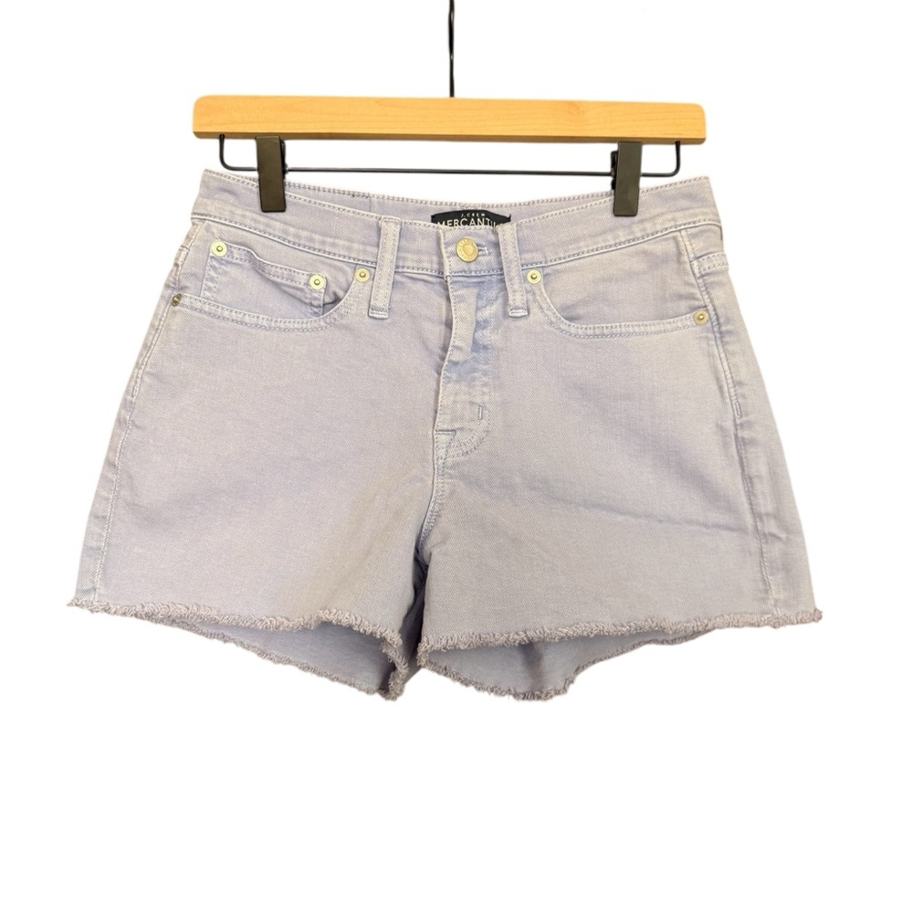 J. Crew Mercantile Perwinkle Denim Women Shorts - Picture 2 of 7
